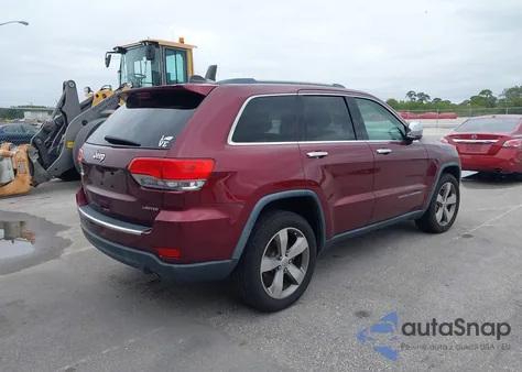 2016 Jeep Grand Cherokee Limited z USA, uszkodzony, nr VIN 1C4RJEBGXGC464336